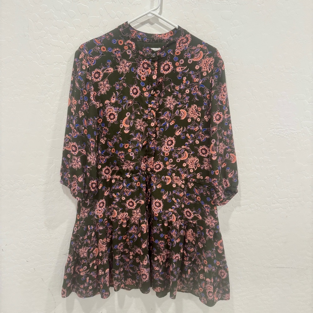 Rebecca Minkoff Floral Dress Large Ruffle